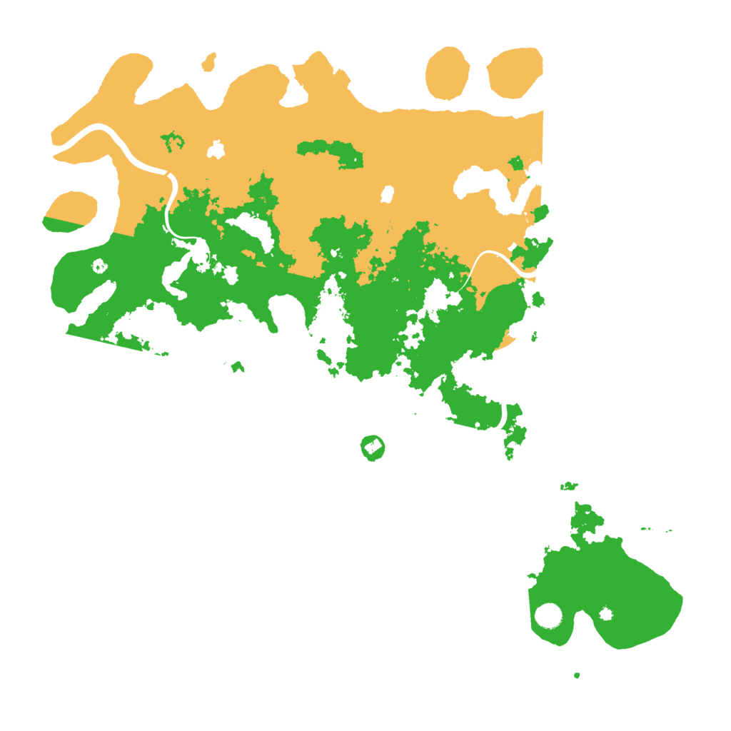 Biome Rust Map: Procedural Map, Size: 5000, Seed: 789554