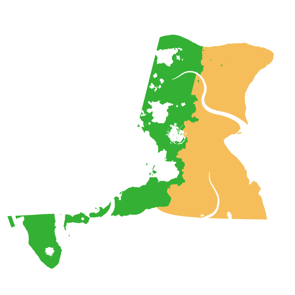Biome Rust Map: Procedural Map, Size: 3000, Seed: 43451