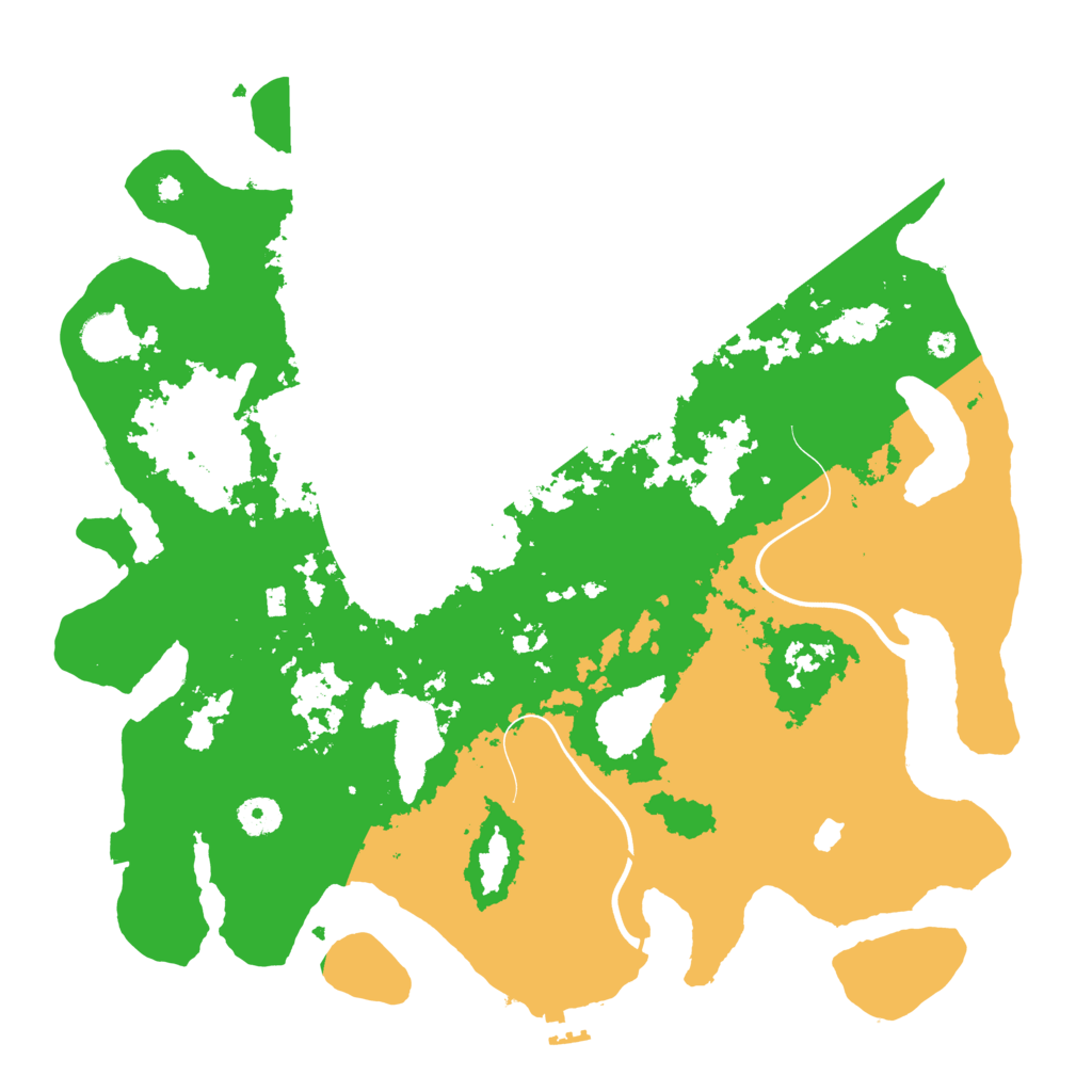 Biome Rust Map: Procedural Map, Size: 4000, Seed: 13415