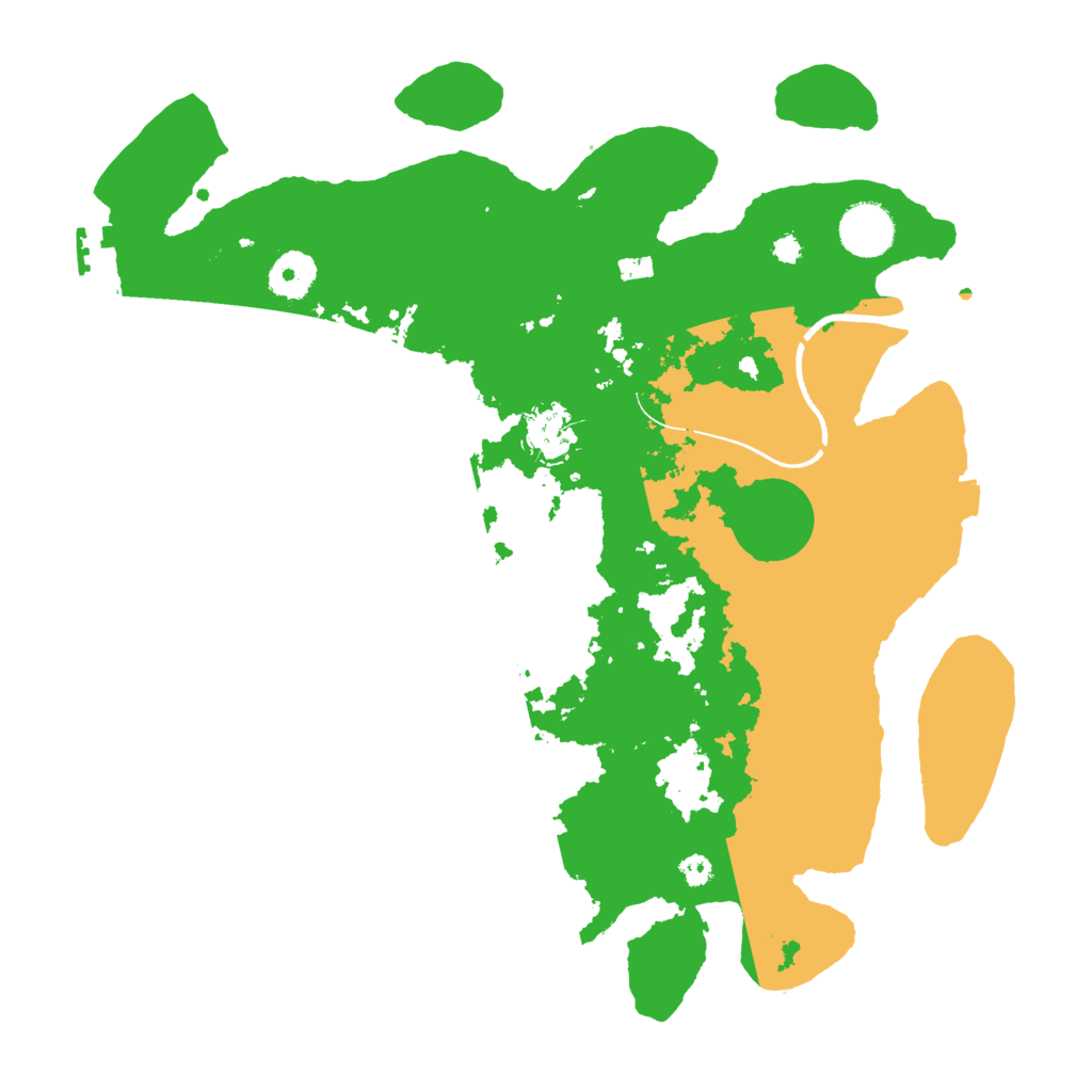 Biome Rust Map: Procedural Map, Size: 3500, Seed: 1476916259