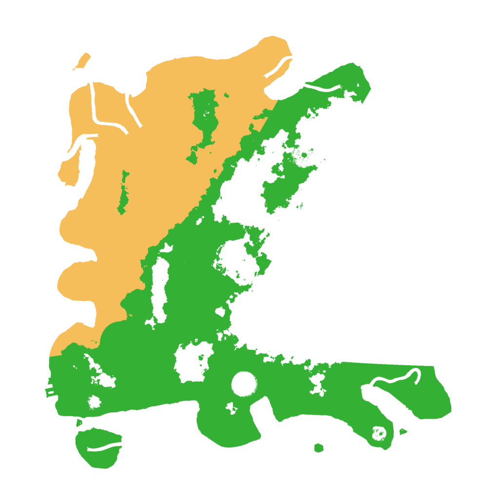 Biome Rust Map: Procedural Map, Size: 3500, Seed: 48958680
