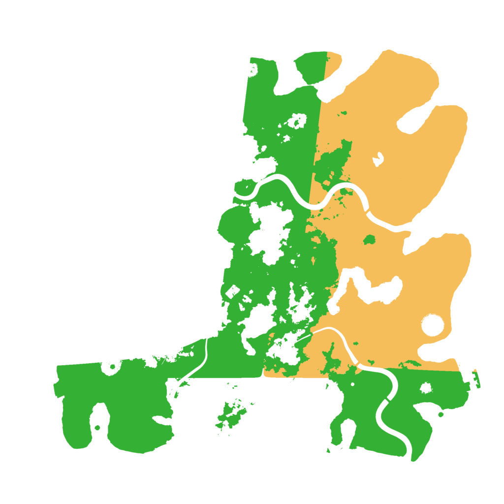 Biome Rust Map: Procedural Map, Size: 4000, Seed: 2578462