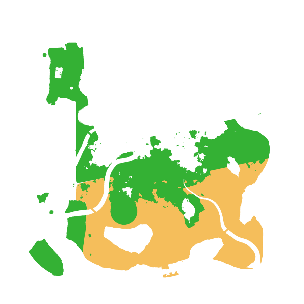 Biome Rust Map: Procedural Map, Size: 3000, Seed: 1082465144