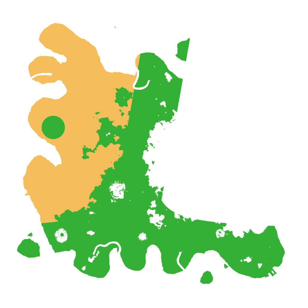 Biome Rust Map: Procedural Map, Size: 3500, Seed: 83956804