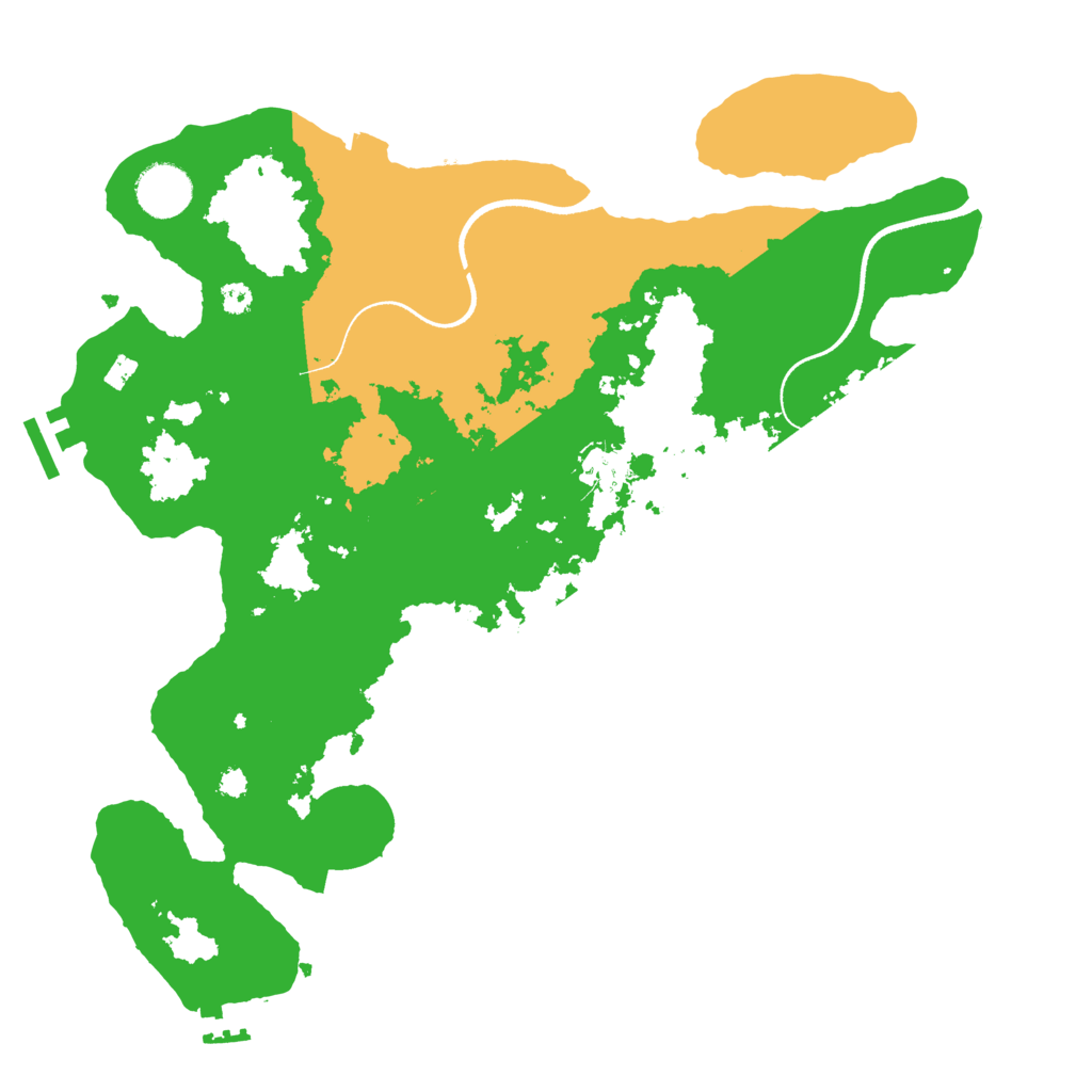 Biome Rust Map: Procedural Map, Size: 3500, Seed: 7874482