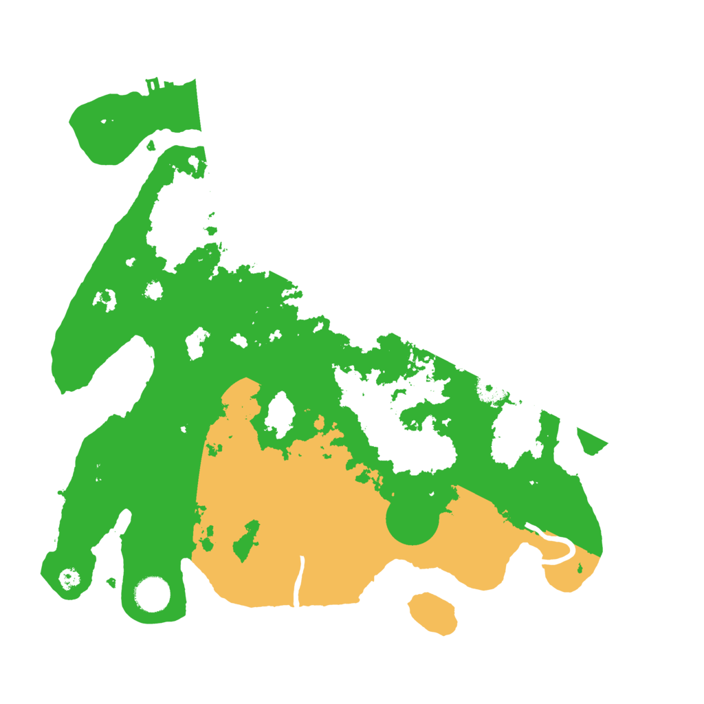 Biome Rust Map: Procedural Map, Size: 3500, Seed: 23580081