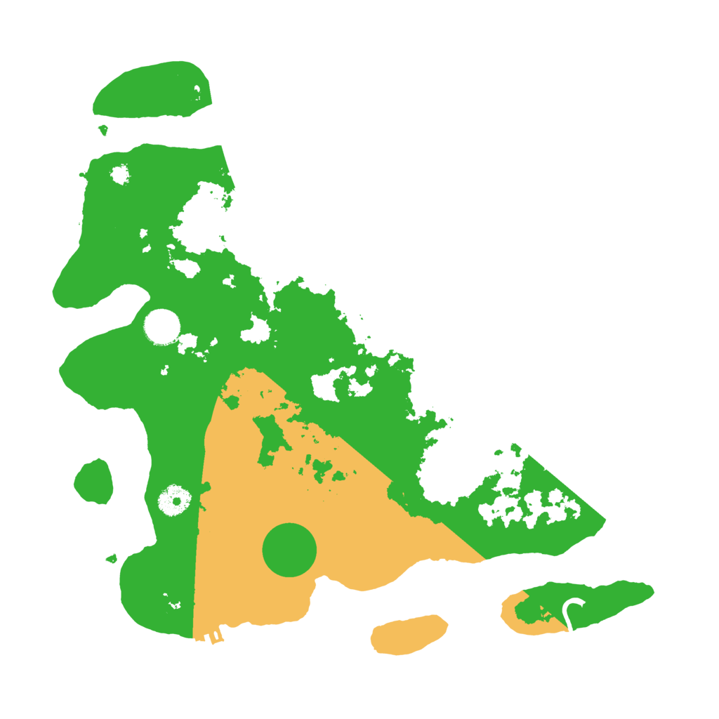 Biome Rust Map: Procedural Map, Size: 3500, Seed: 5987494