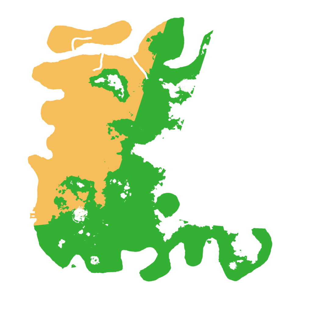 Biome Rust Map: Procedural Map, Size: 3700, Seed: 1064409288