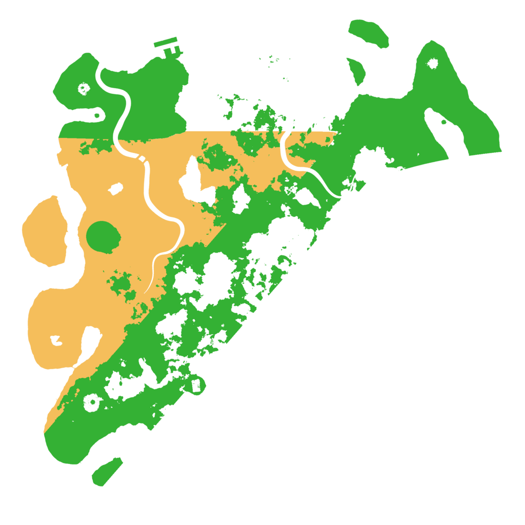Biome Rust Map: Procedural Map, Size: 4500, Seed: 1246064895