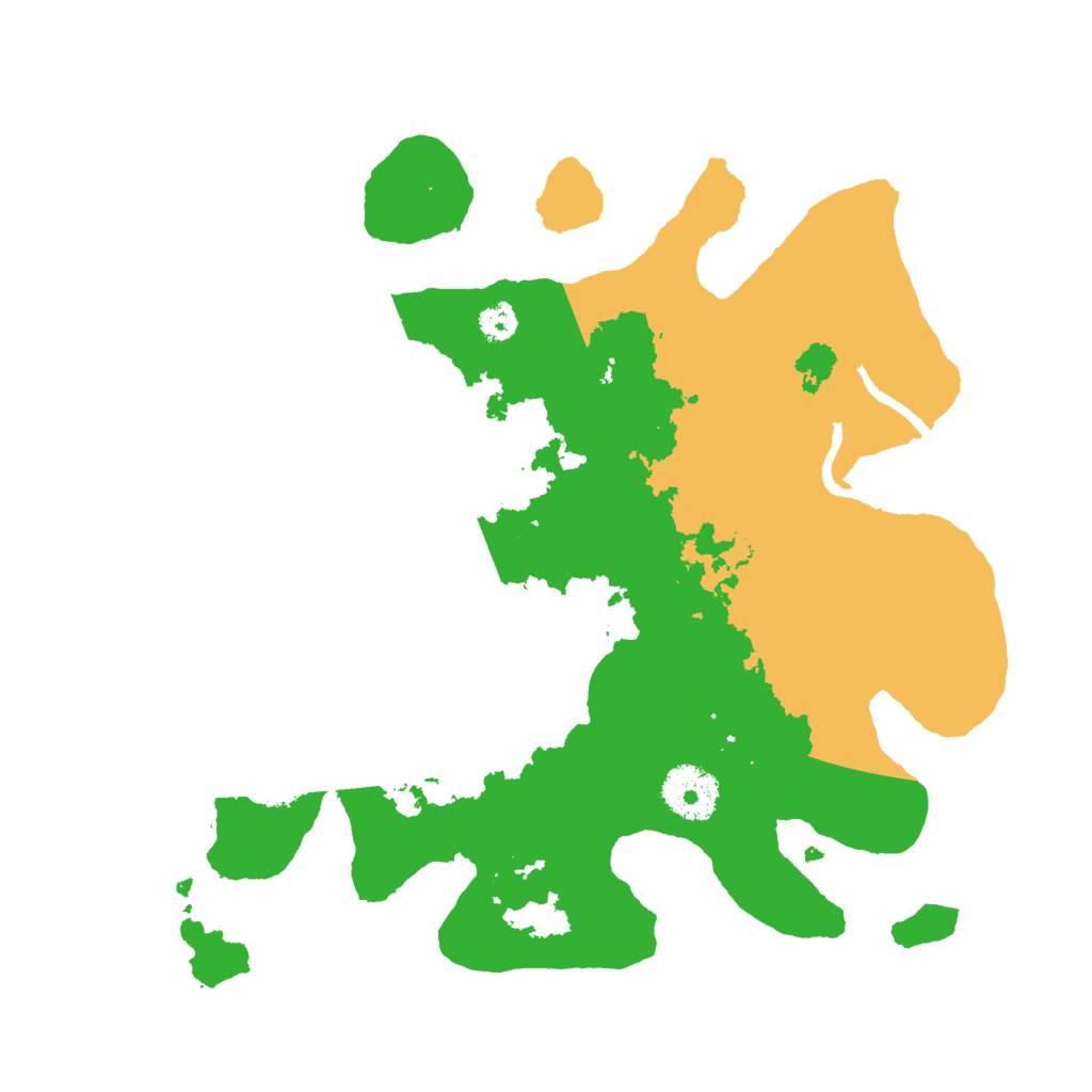 Biome Rust Map: Procedural Map, Size: 3000, Seed: 48666695