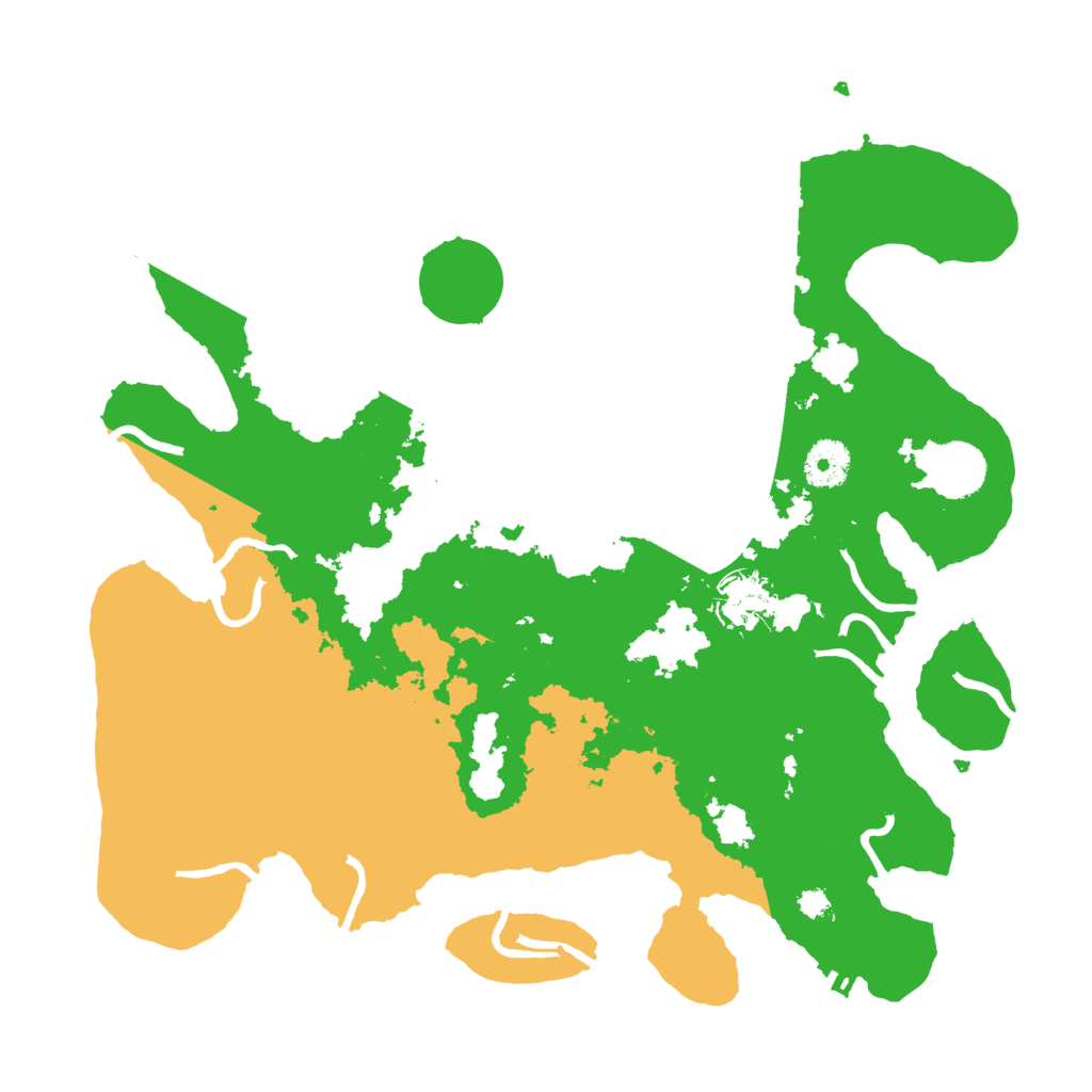 Biome Rust Map: Procedural Map, Size: 3500, Seed: 57645602