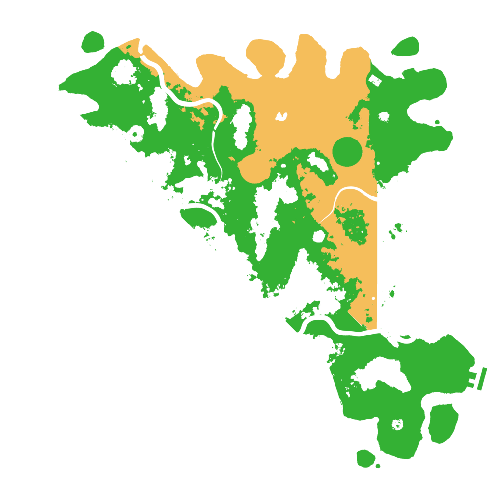 Biome Rust Map: Procedural Map, Size: 4500, Seed: 196838880