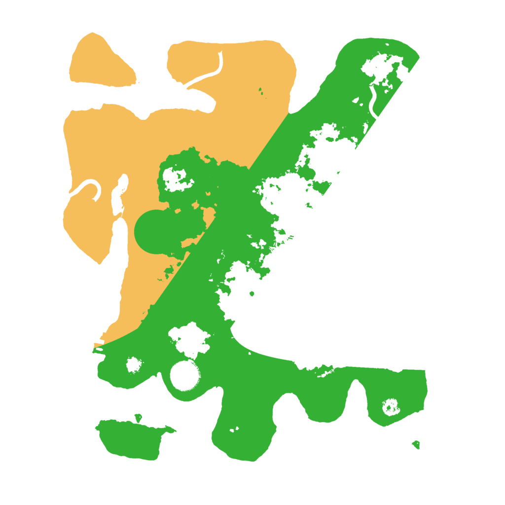 Biome Rust Map: Procedural Map, Size: 3000, Seed: 222672