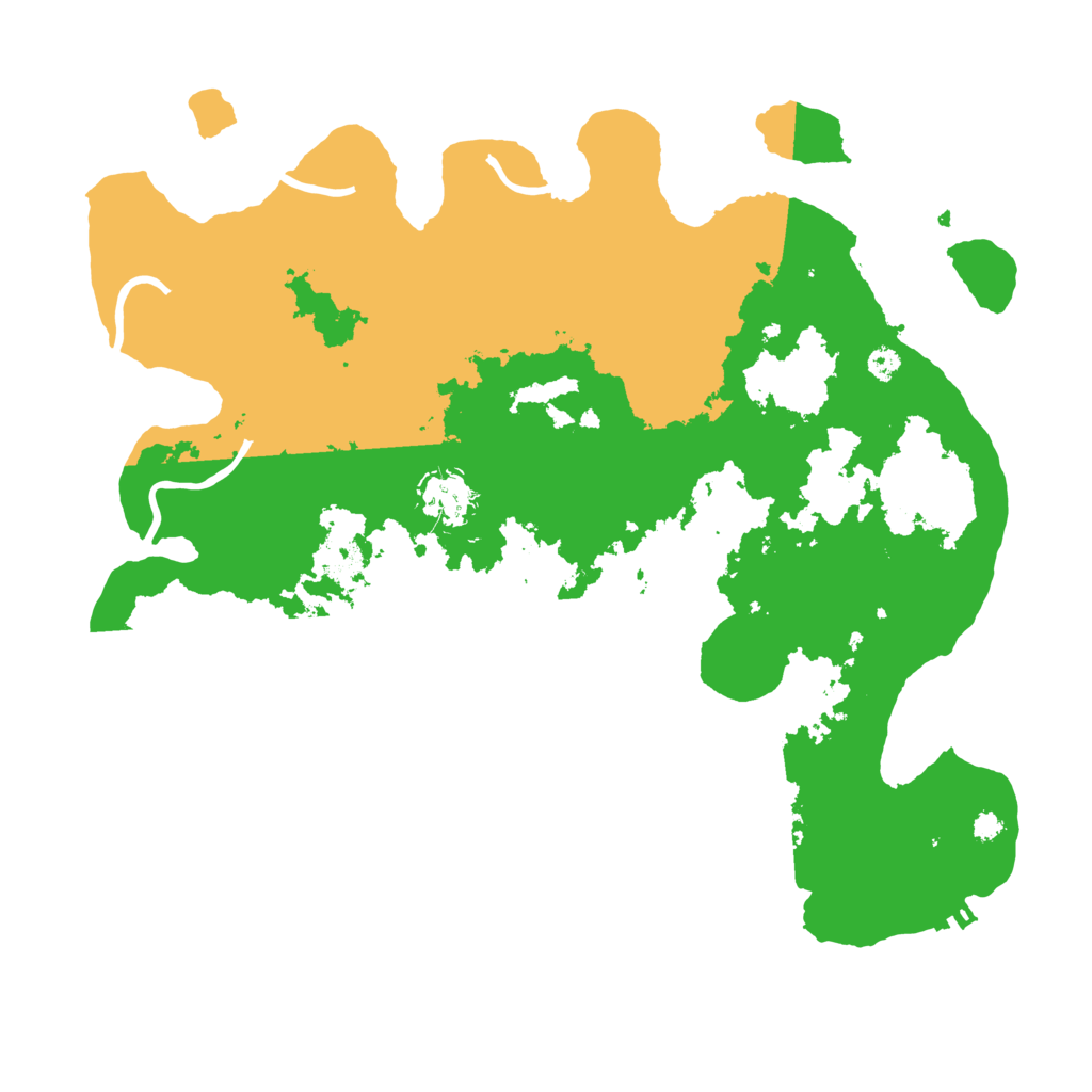 Biome Rust Map: Procedural Map, Size: 3500, Seed: 61515688