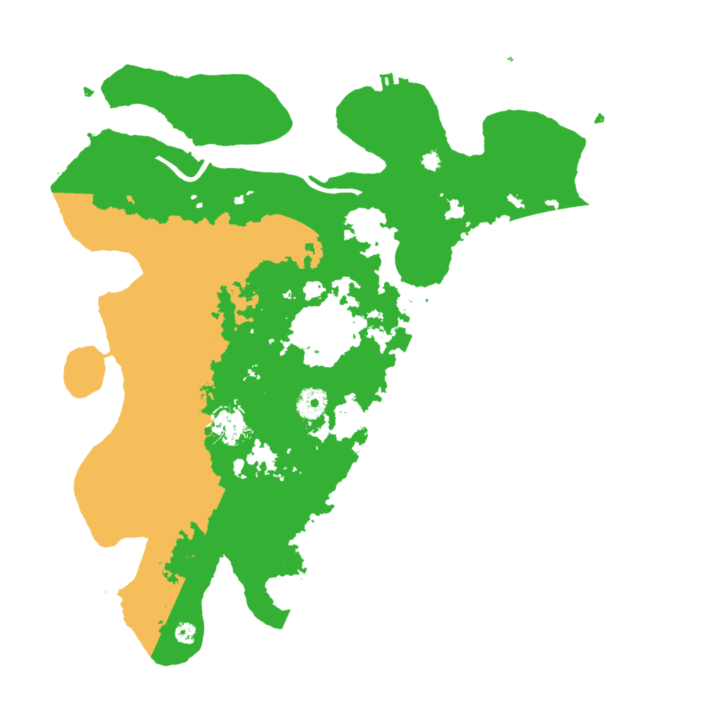 Biome Rust Map: Procedural Map, Size: 3500, Seed: 876933917