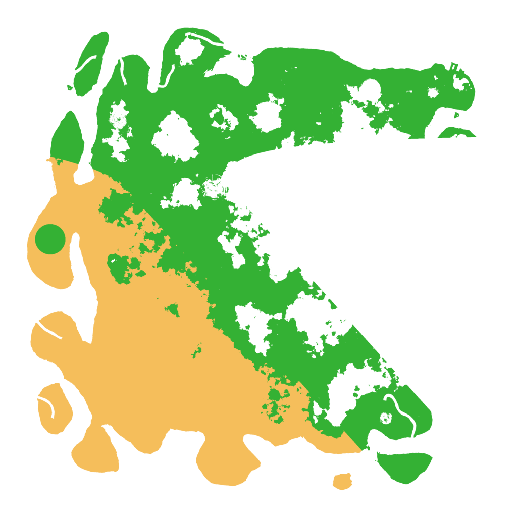 Biome Rust Map: Procedural Map, Size: 4500, Seed: 71985