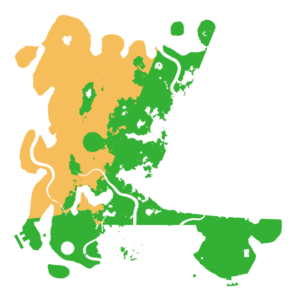 Biome Rust Map: Procedural Map, Size: 4000, Seed: 331919505