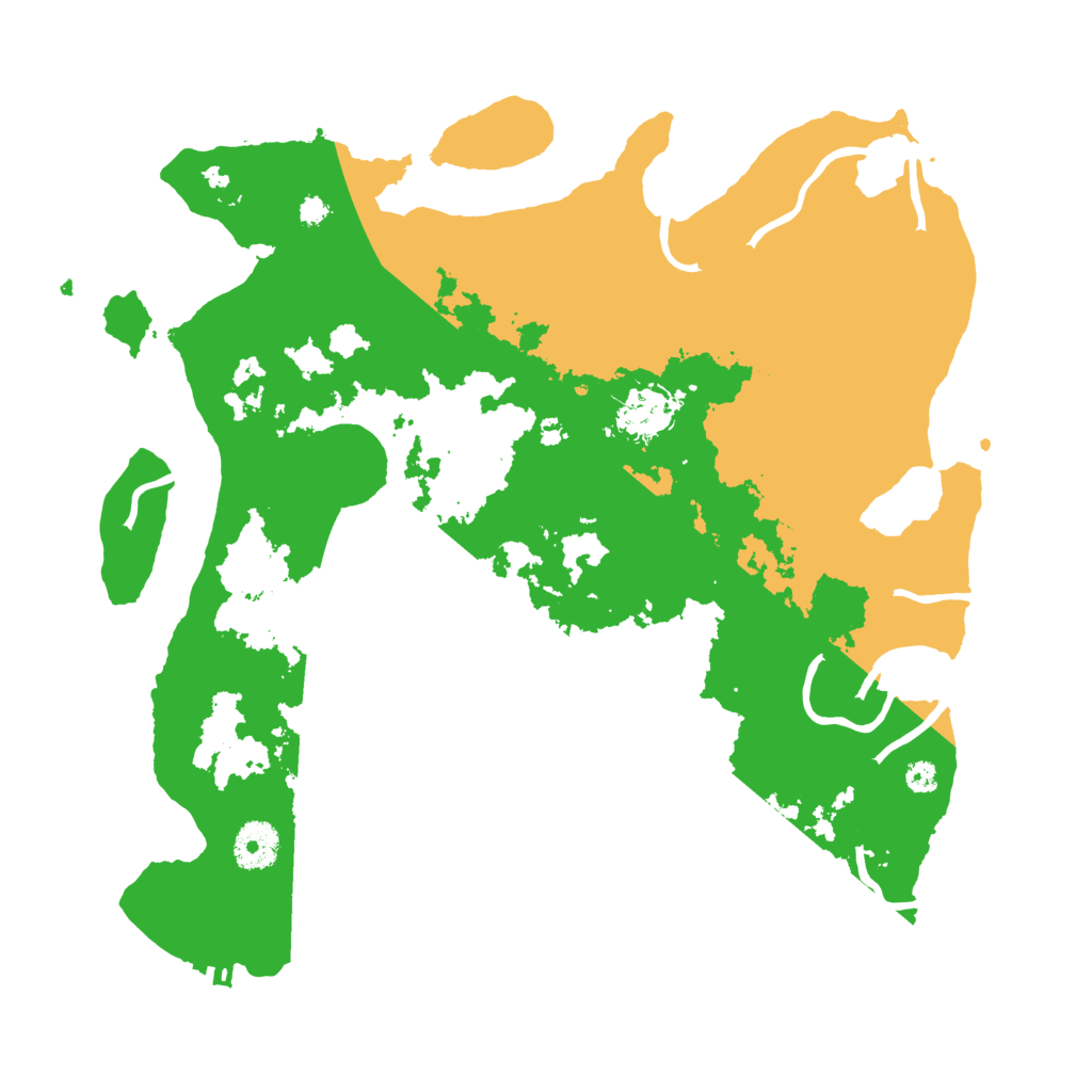 Biome Rust Map: Procedural Map, Size: 3500, Seed: 34737382