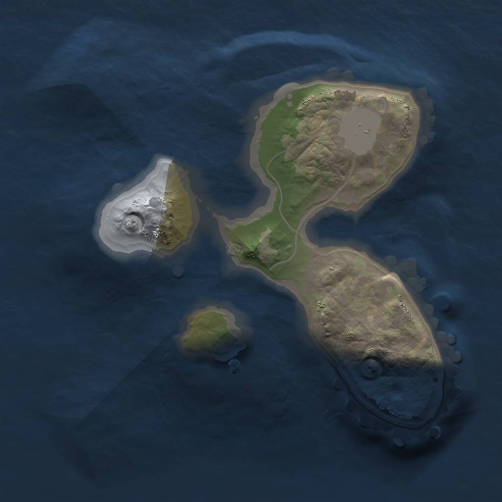 Rust Map: Procedural Map, Size: 1500, Seed: 46, 1 Monuments