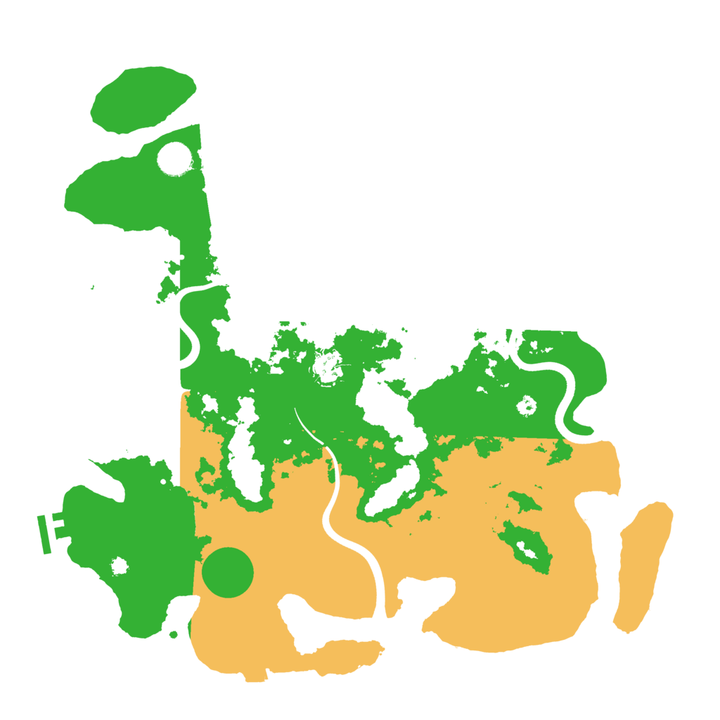 Biome Rust Map: Procedural Map, Size: 3750, Seed: 18903004