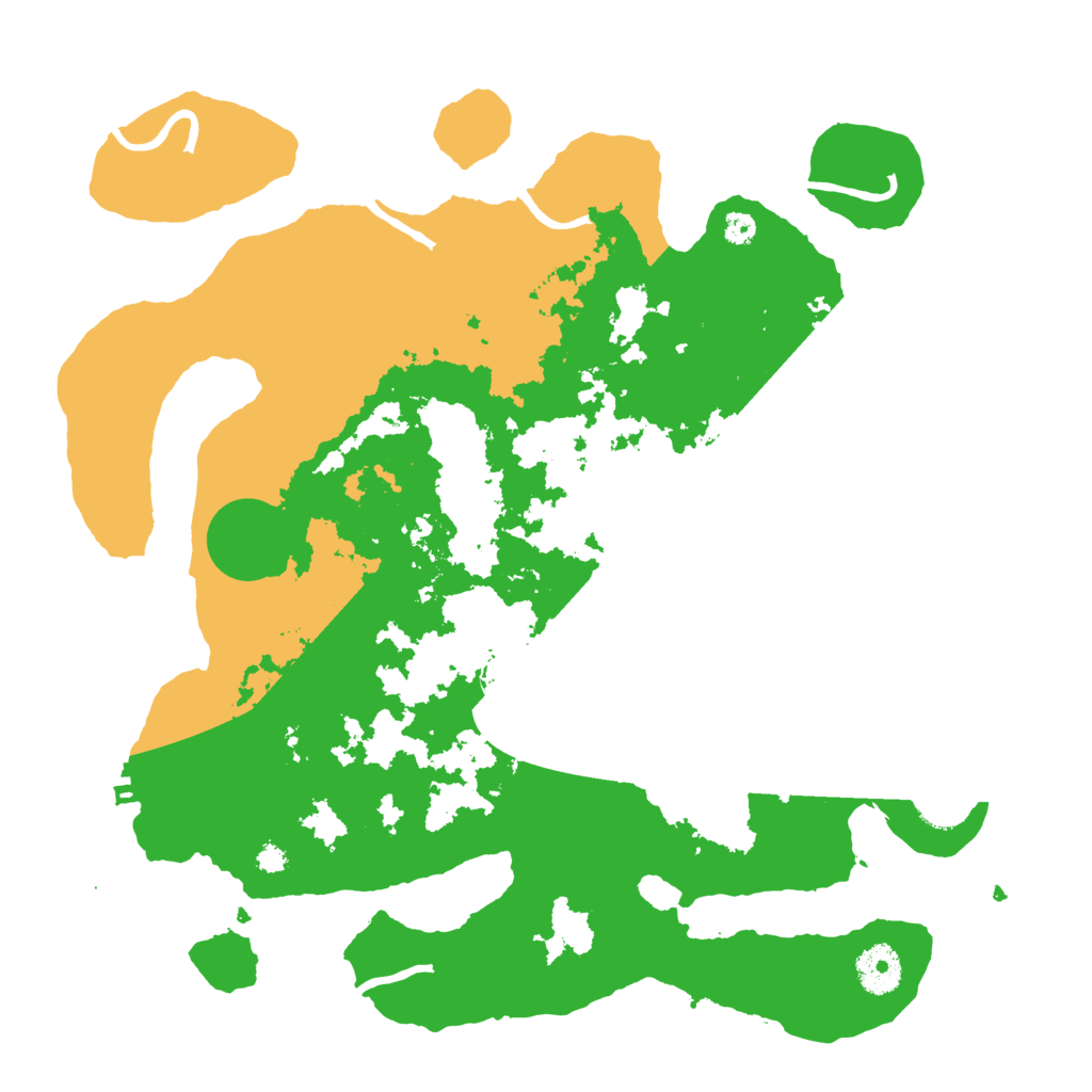 Biome Rust Map: Procedural Map, Size: 3500, Seed: 66684019