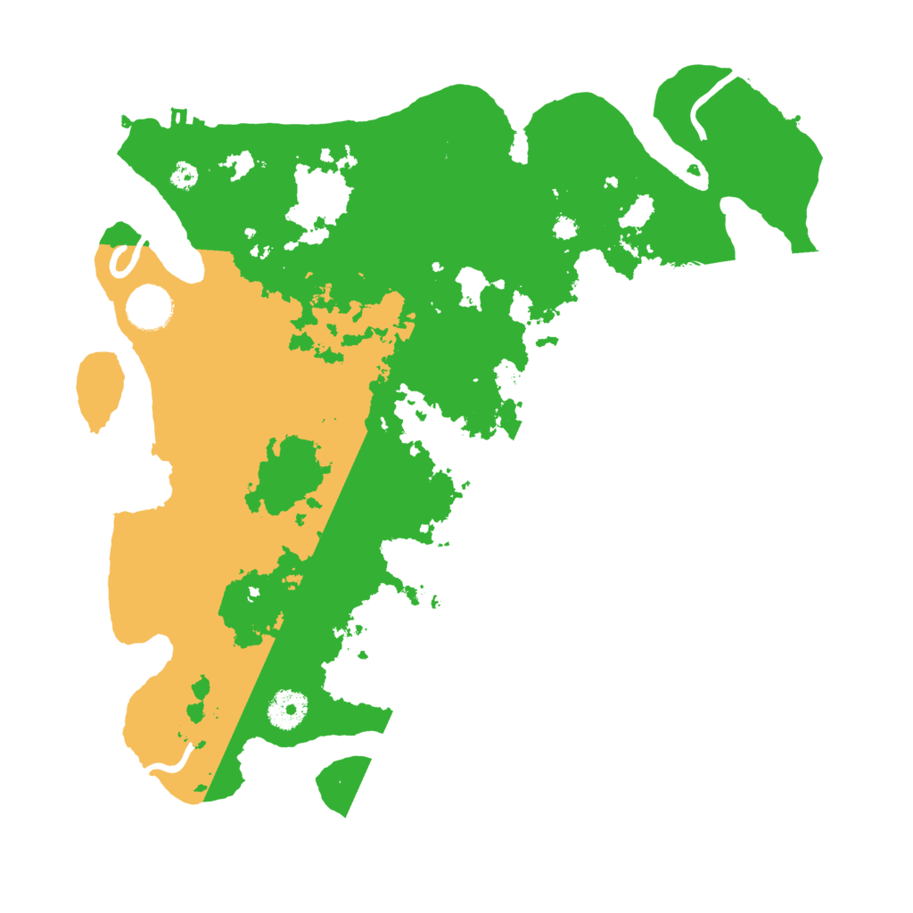 Biome Rust Map: Procedural Map, Size: 3500, Seed: 99206303