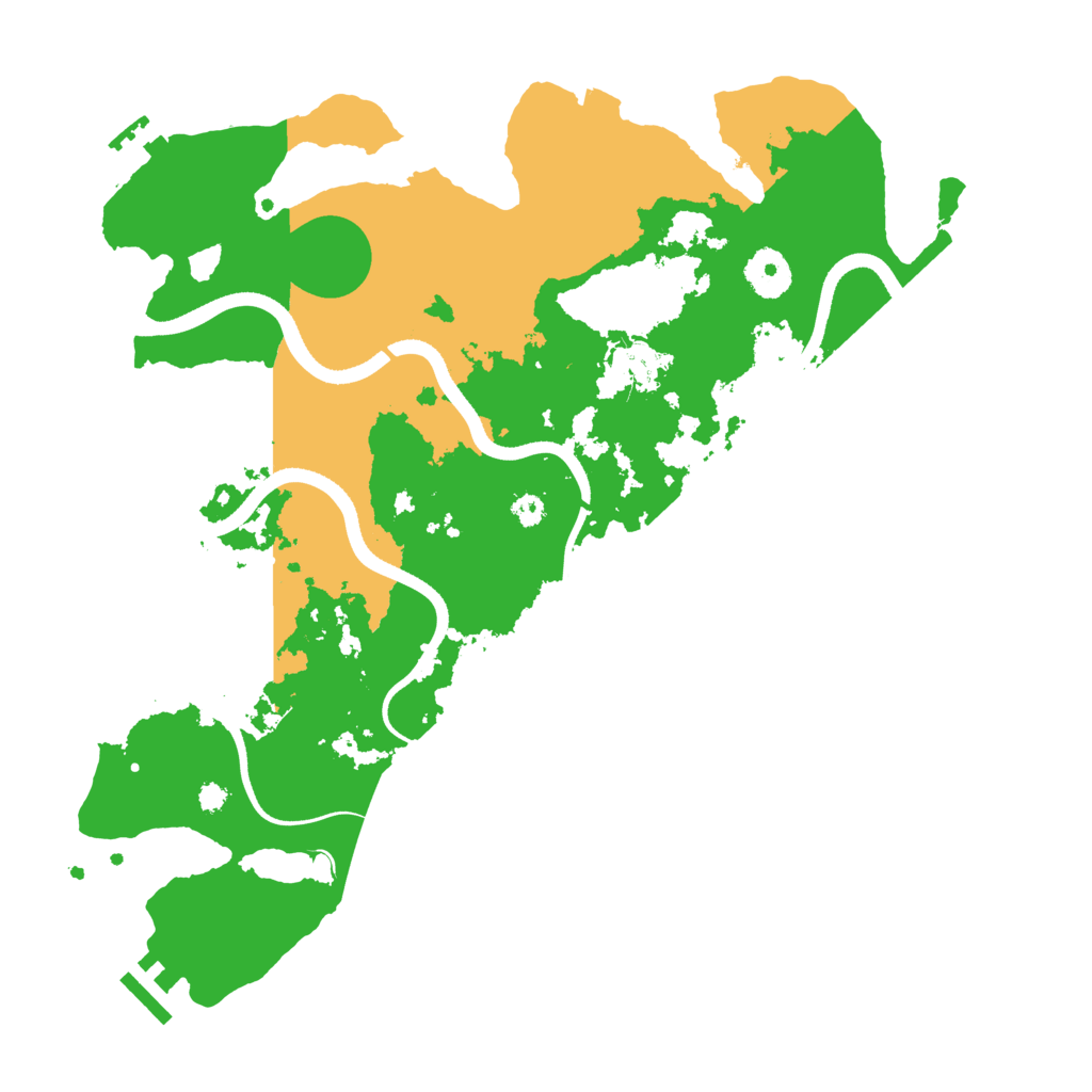 Biome Rust Map: Procedural Map, Size: 3500, Seed: 239