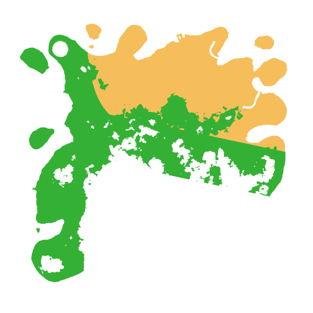 Biome Rust Map: Procedural Map, Size: 3500, Seed: 79561755