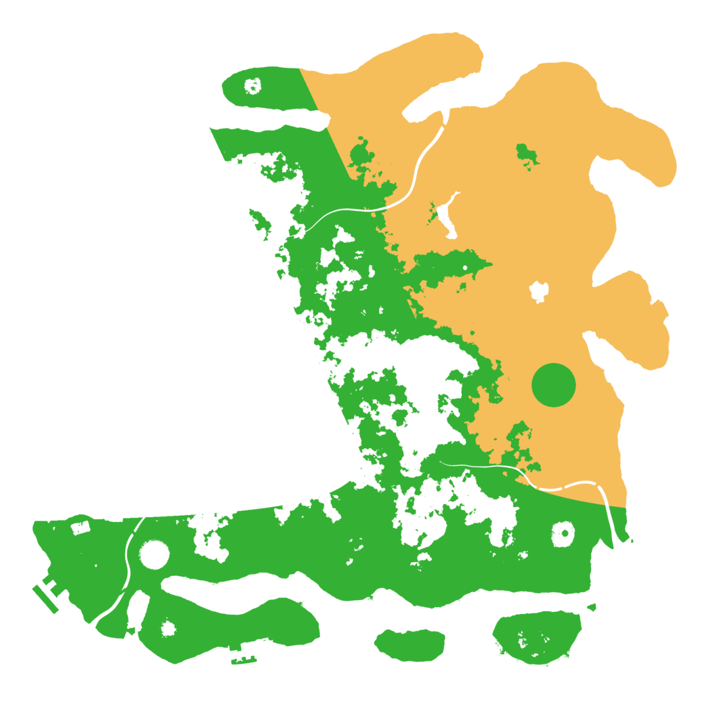 Biome Rust Map: Procedural Map, Size: 4250, Seed: 806258940