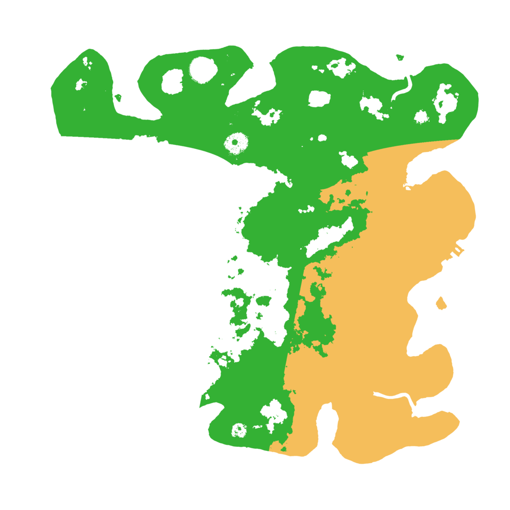 Biome Rust Map: Procedural Map, Size: 3500, Seed: 34671904