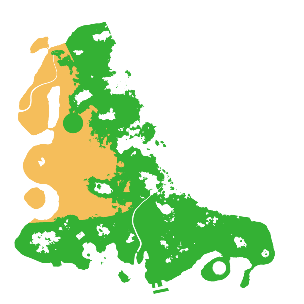 Biome Rust Map: Procedural Map, Size: 4000, Seed: 128256