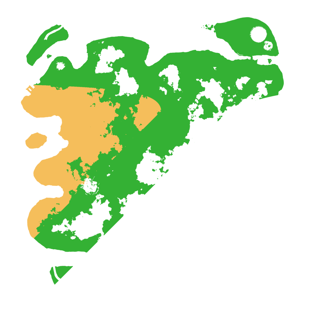 Biome Rust Map: Procedural Map, Size: 3500, Seed: 82750096