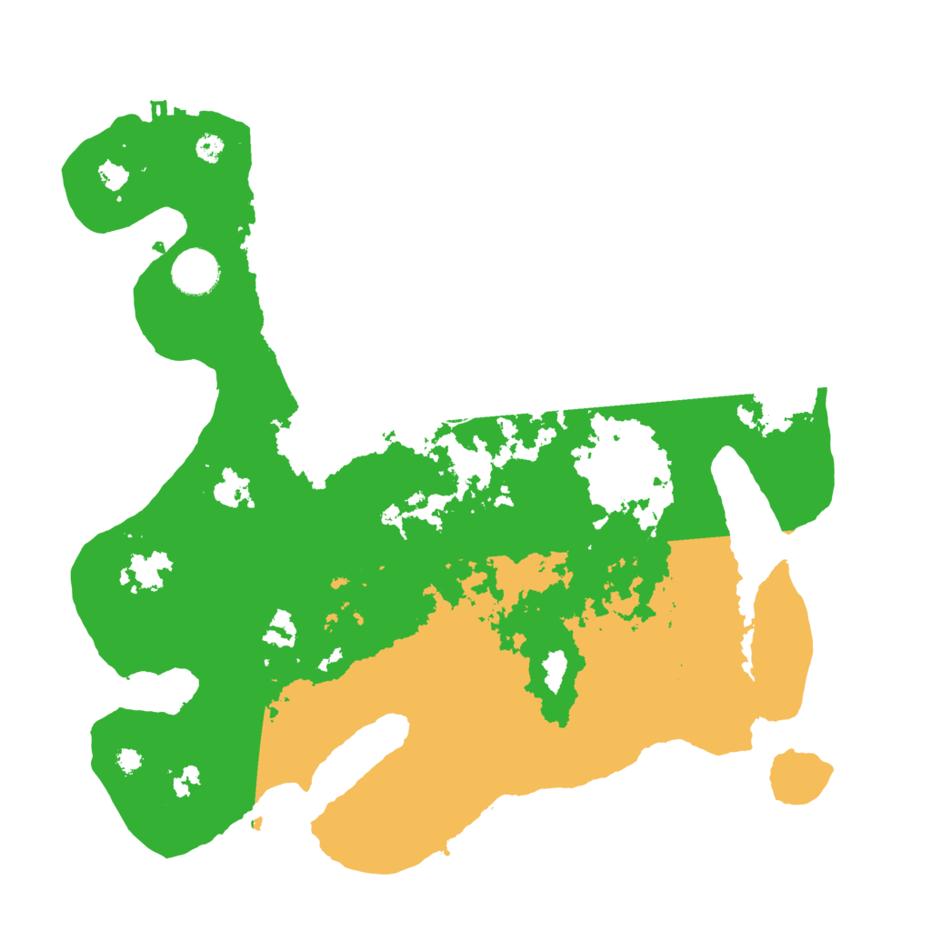 Biome Rust Map: Procedural Map, Size: 3500, Seed: 78409144