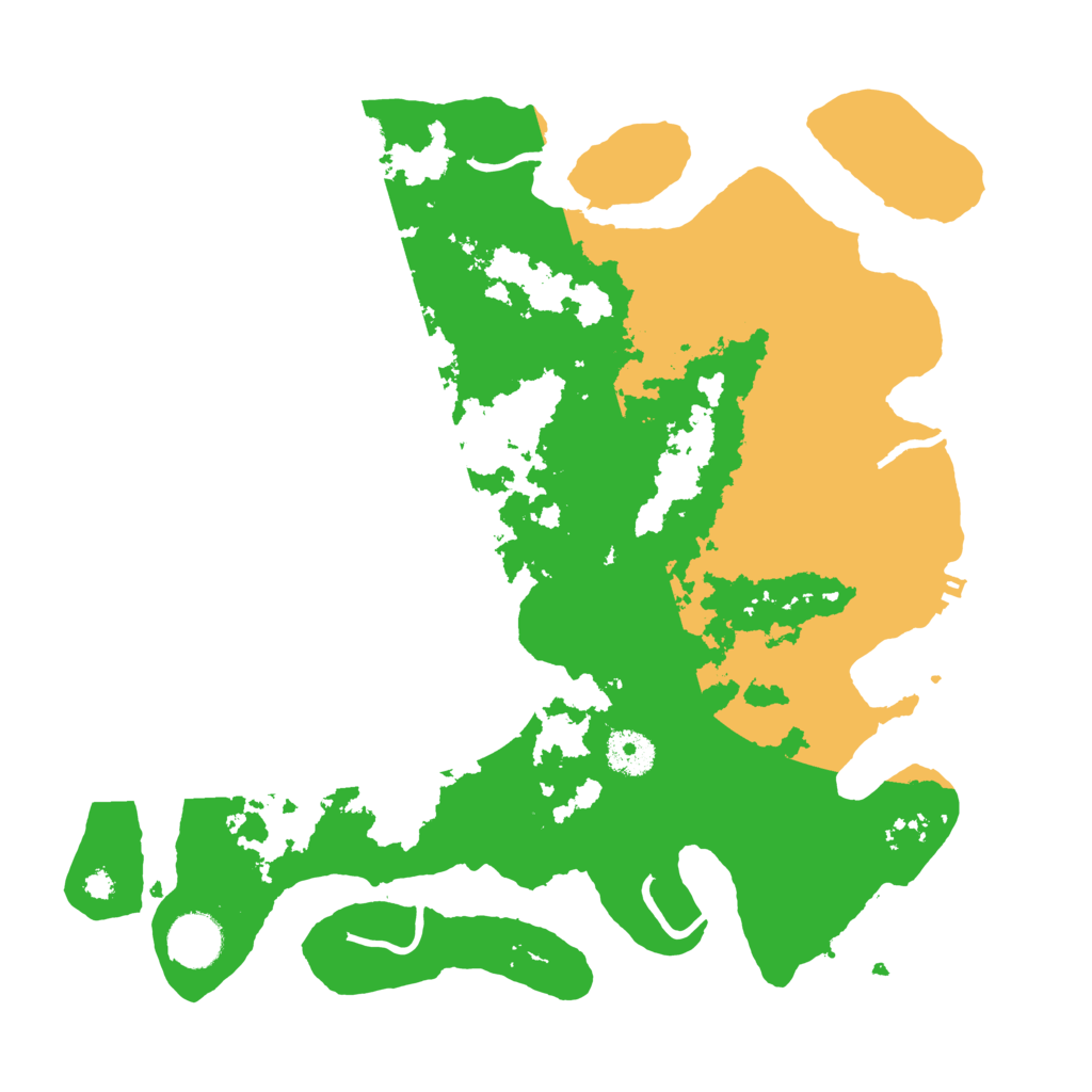 Biome Rust Map: Procedural Map, Size: 3500, Seed: 1169