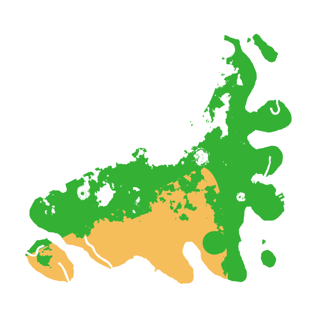 Biome Rust Map: Procedural Map, Size: 3500, Seed: 25144686