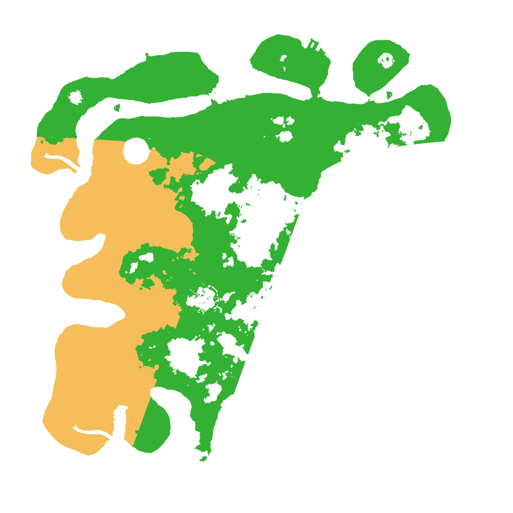 Biome Rust Map: Procedural Map, Size: 3500, Seed: 90168382