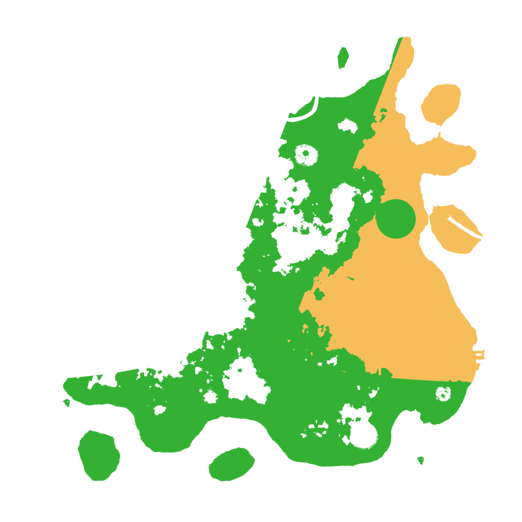 Biome Rust Map: Procedural Map, Size: 3500, Seed: 52444134