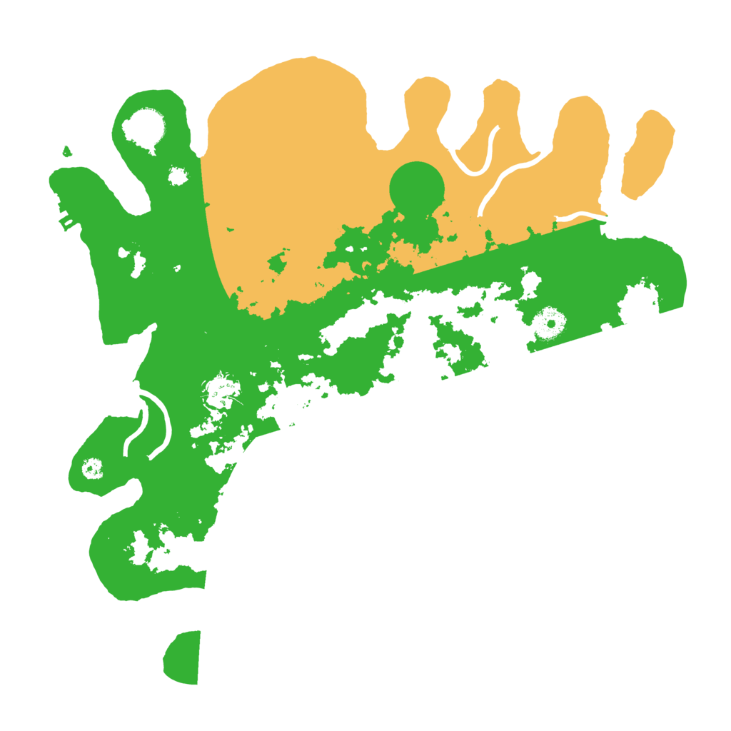 Biome Rust Map: Procedural Map, Size: 3500, Seed: 65393686