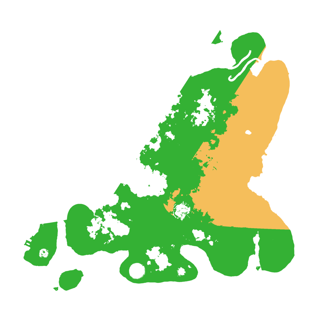 Biome Rust Map: Procedural Map, Size: 3500, Seed: 1646715