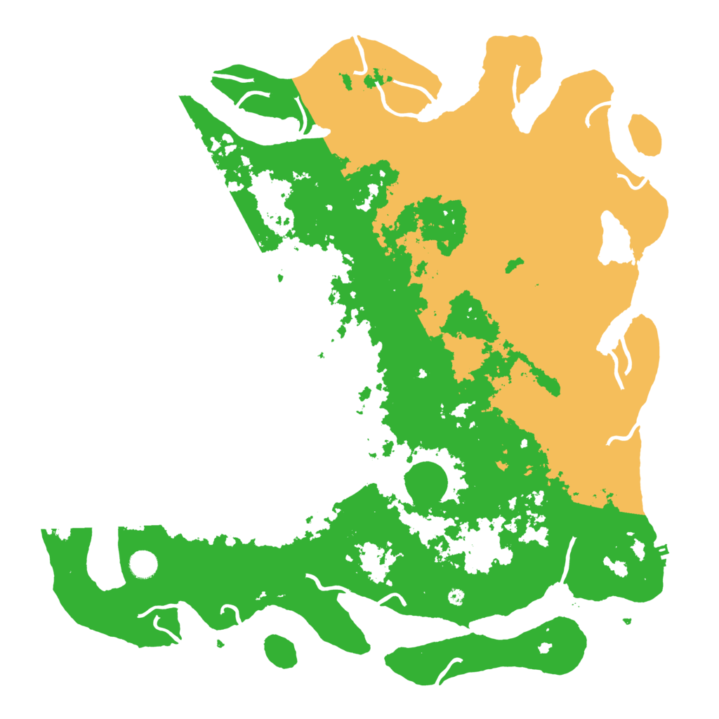 Biome Rust Map: Procedural Map, Size: 4500, Seed: 1996946669