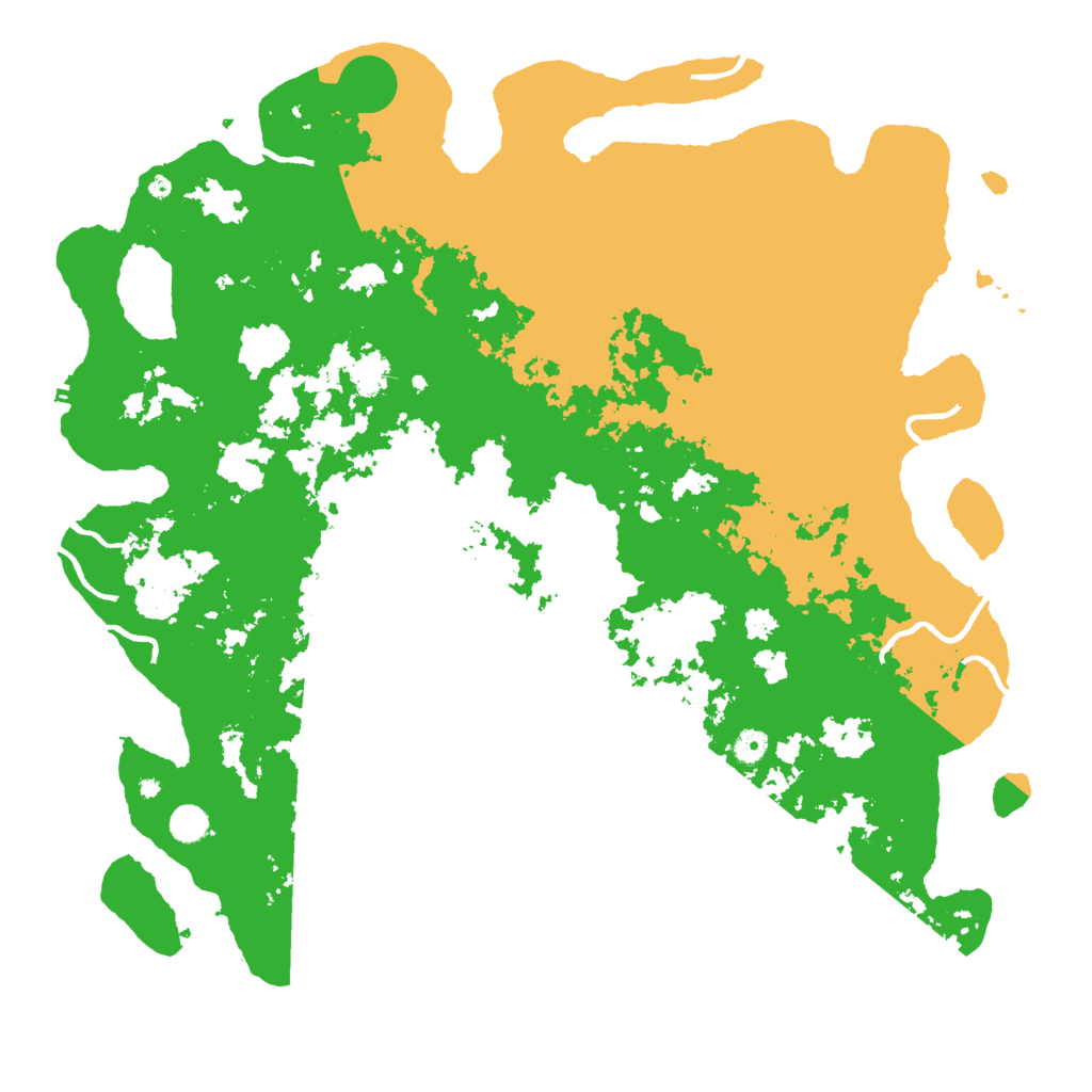 Biome Rust Map: Procedural Map, Size: 5000, Seed: 556222