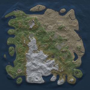 Thumbnail Rust Map: Procedural Map, Size: 4500, Seed: 2103908213, 20 Monuments