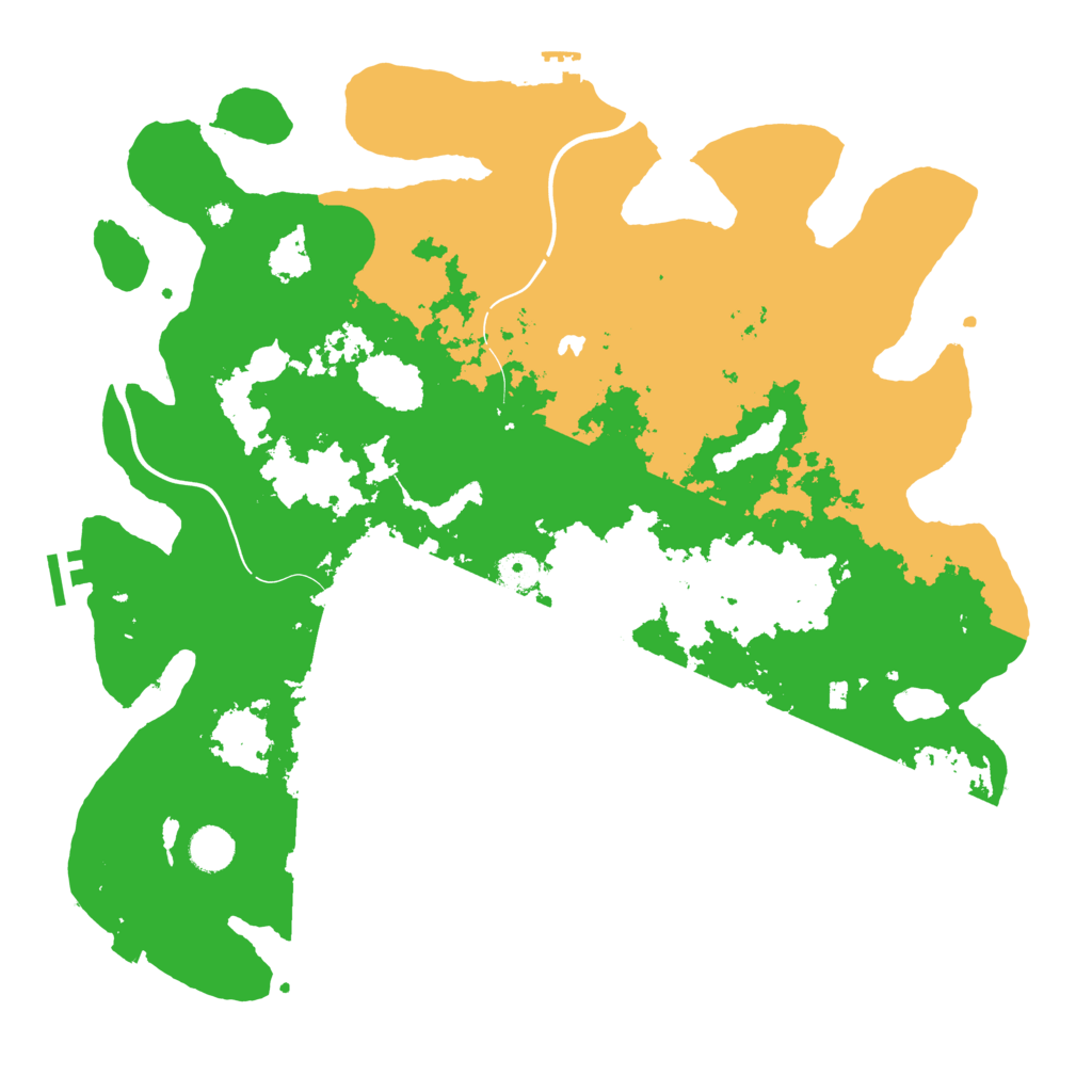 Biome Rust Map: Procedural Map, Size: 4250, Seed: 2095755502