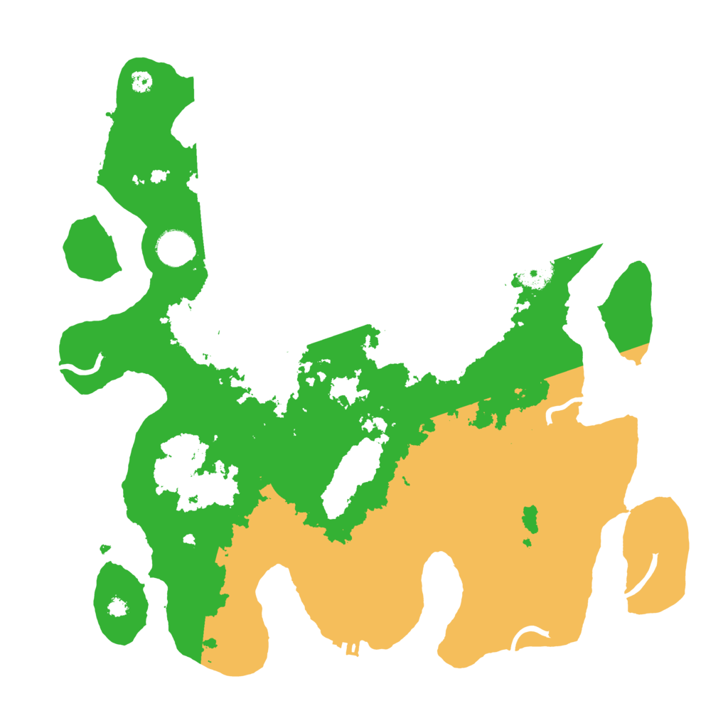 Biome Rust Map: Procedural Map, Size: 3500, Seed: 34184698