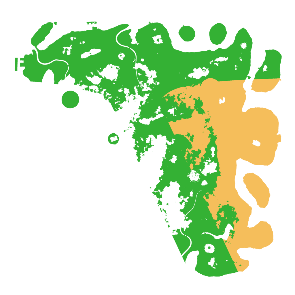 Biome Rust Map: Procedural Map, Size: 4500, Seed: 7788
