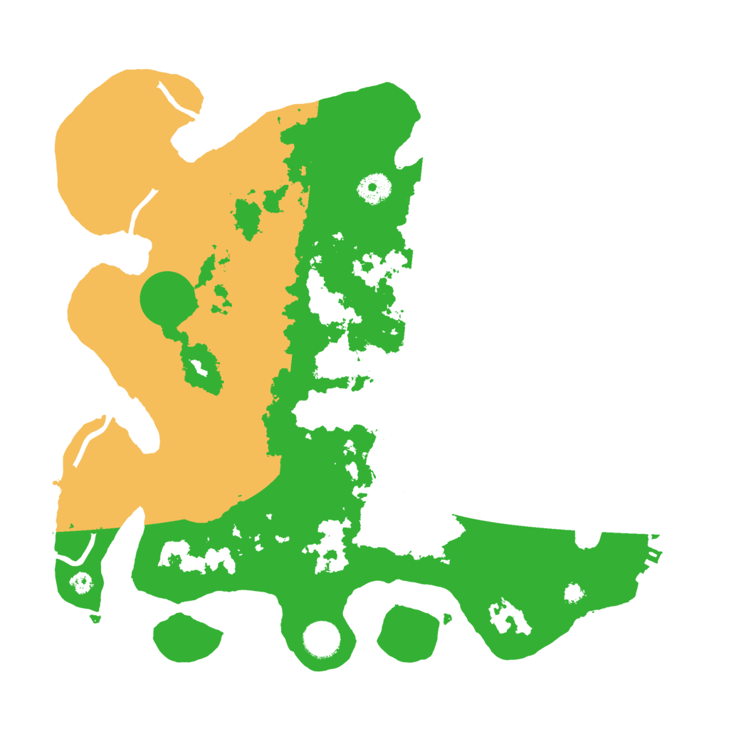 Biome Rust Map: Procedural Map, Size: 3500, Seed: 159822328