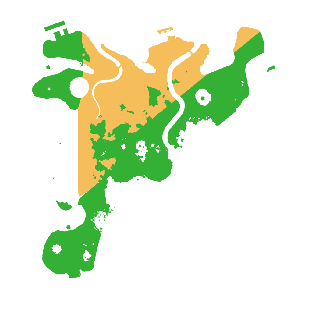 Biome Rust Map: Procedural Map, Size: 3000, Seed: 1429720142