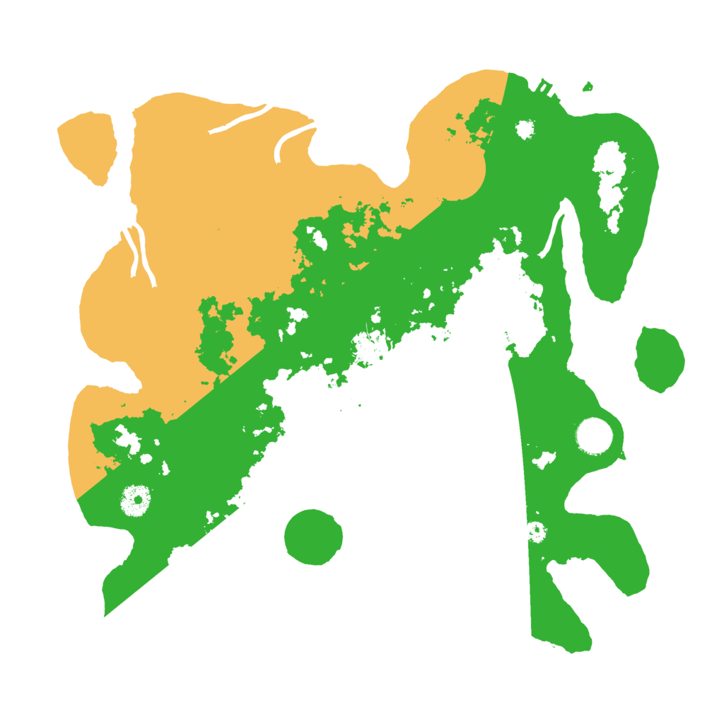 Biome Rust Map: Procedural Map, Size: 3500, Seed: 92963074