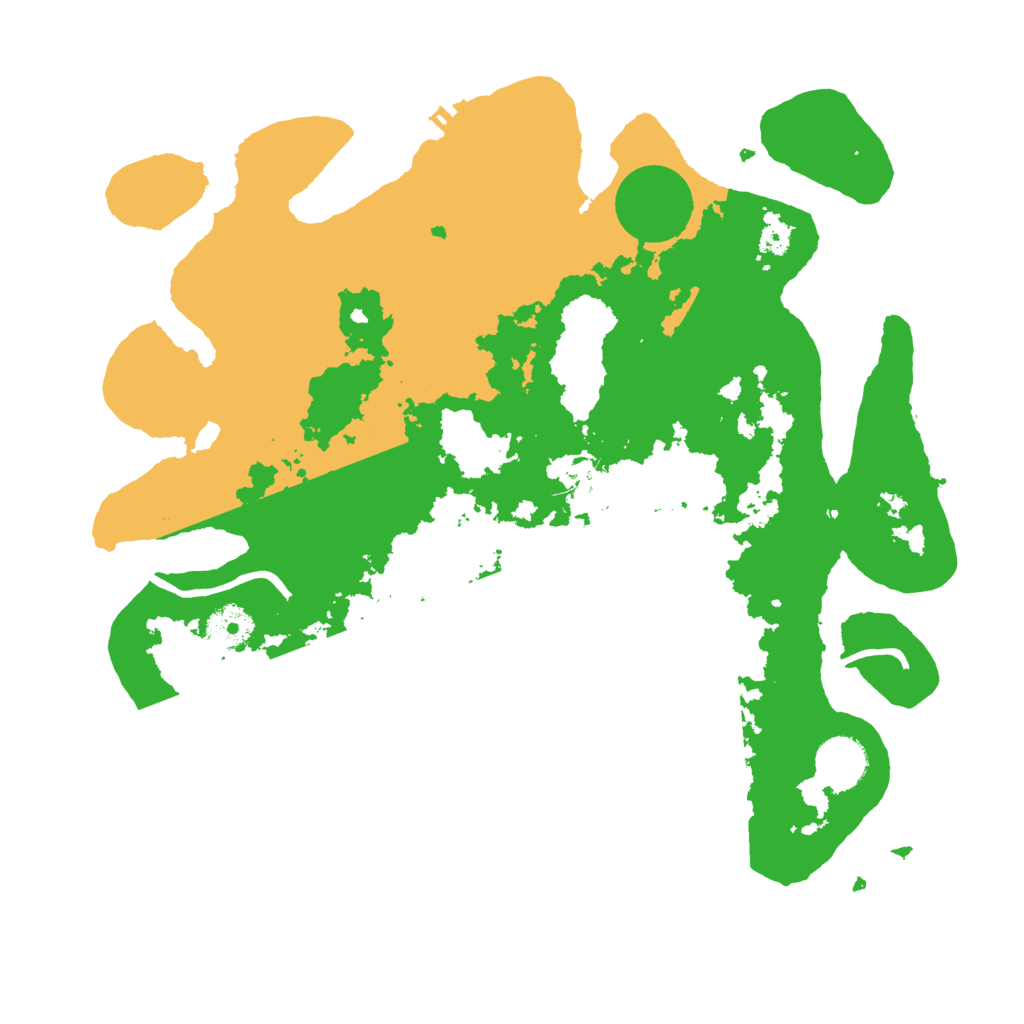 Biome Rust Map: Procedural Map, Size: 3500, Seed: 23276409