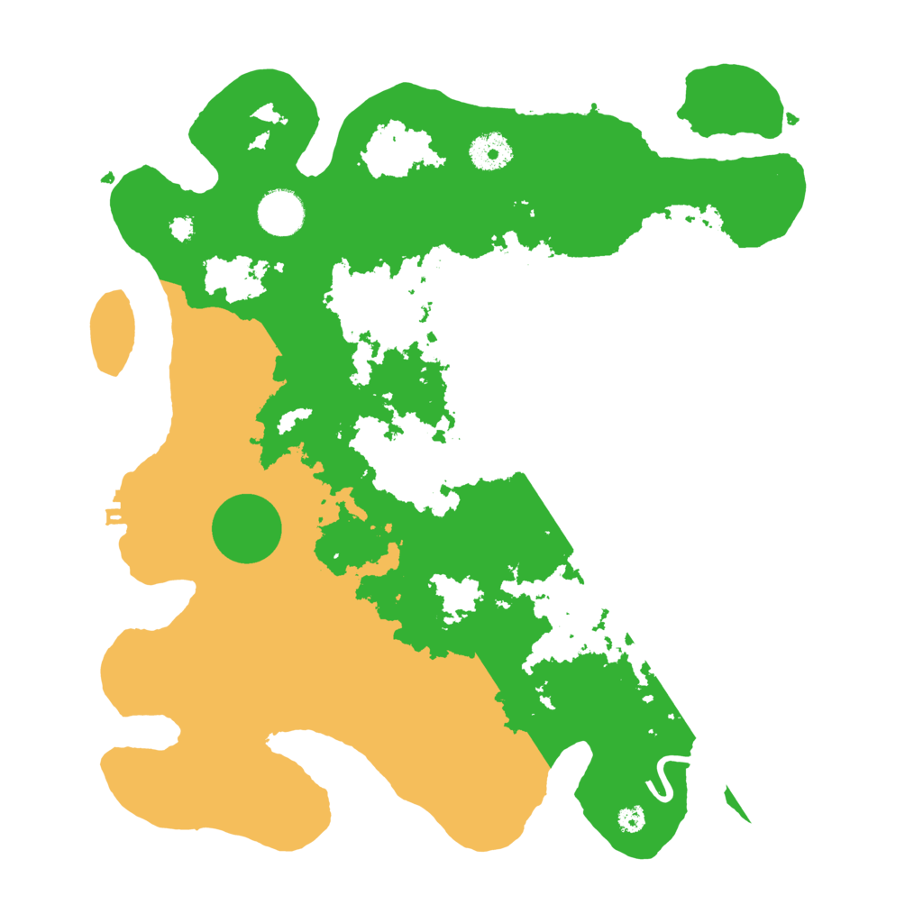 Biome Rust Map: Procedural Map, Size: 3500, Seed: 54811822